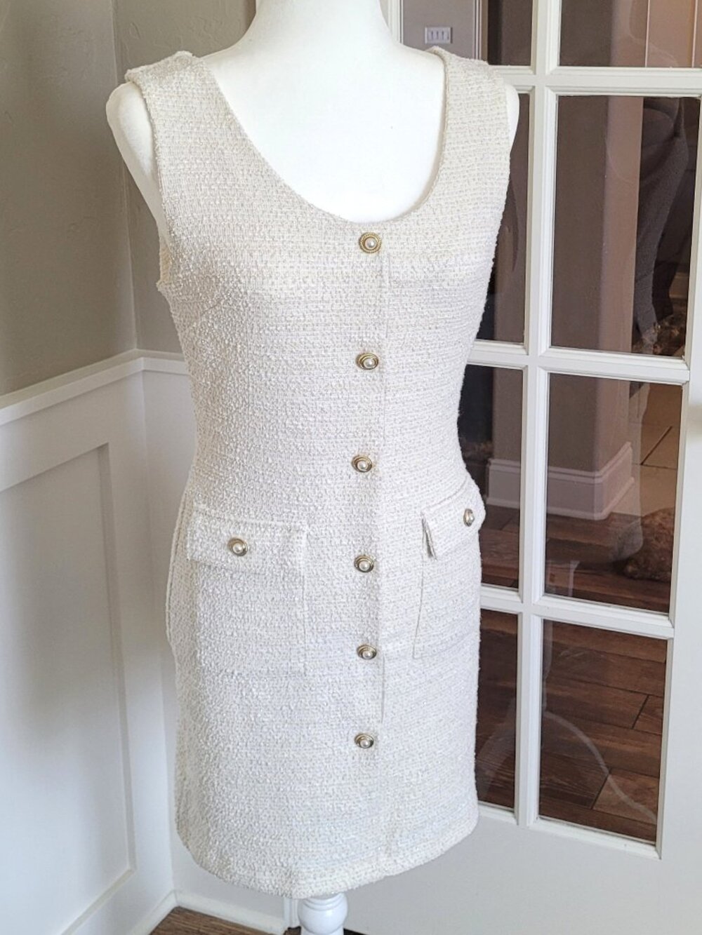Monteau Los Angeles Pearl Button Front Dress
